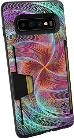 Smartish Galaxy S10 Plus Wallet Case - Wallet Slayer Vol. 1 [Protective Grip Credit Card Holder Cover for Samsung] (Silk) - - Flavor of The Month