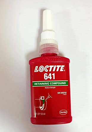 LOCTITE 641 Retaining Compound bonding Cylindrical Fitting Parts 50ML