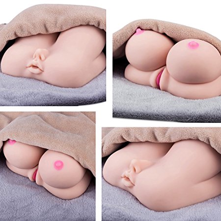 BigBanana 3D Realistic Oral Male Masturbator, Big Breast &Tight Ass Vagina, Pocket Pussy Blow Job for Men Masturbation (Flesh4)