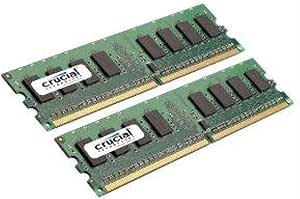 2GB kit (1GBx2), 240-pin DIMM, DDR2 PC2-6400,