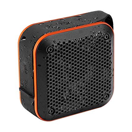 Portable Waterproof Bluetooth Speaker with FM Radio, IPX7 Waterproof Speaker Bluetooth Wireless Small Portable Speaker TWS Stereo 10H Playtime for Shower Bath Pool Boat Beach Home Party Travel 2019