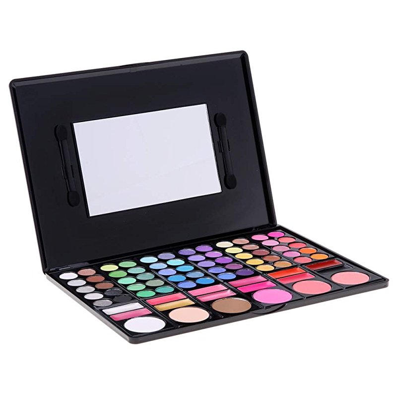 ACEVIVI Cosmetics Professional 78 Colour Eyeshadow Makeup Palette Kit with 6 Blush Blusher and 12 Lipsticks