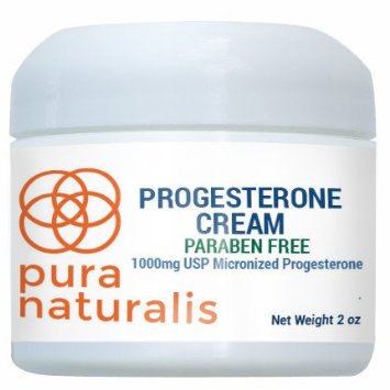 Progesterone Cream (Paraben Free) for natural assistance with symptoms of menopause. Apply daily to skin for safe, effective results.