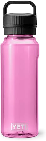 YETI Yonder 1L/34 oz Water Bottle with Yonder Chug Cap, Power Pink