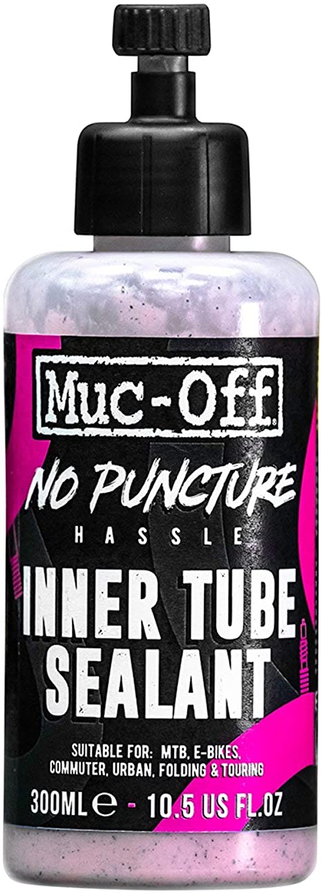 Muc Off 20216 Hassle, 300 Millilitres-Advanced Bicycle Tyre Sealant for Repairing Inner Tube Punctures of Up to 4mm, 300ml