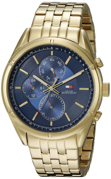 Tommy Hilfiger Men's 1791129 Sport Lux Analog Display Quartz Gold Watch