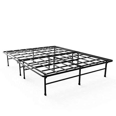 Zinus 14 Inch Elite SmartBase Mattress Foundation / for Big & Tall / Extra Strong Support / Platform Bed Frame / Box Spring Replacement / Sturdy / Quiet Noise Free / Non-Slip, Full