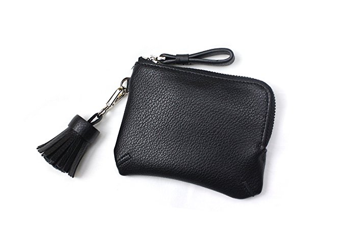Zippered Credit Card Wallet Pouch / Coin Purse