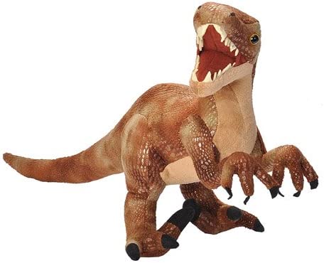 Wild Republic 17953 Velociraptor, Dinosaur Stuffed Animal, Plush Toy, Gifts for Kids, Dinosauria 17 Inches