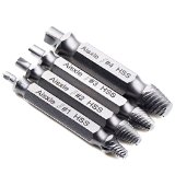 Damaged Screw Remover Set - Extractor Set by Aisxle - Easily Remove Stripped or Damaged Screws - Set of 4 Stripped Screw Removers