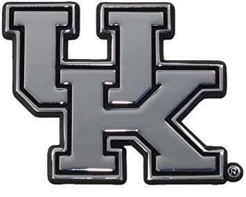 University of Kentucky Wildcats Chrome Plated Premium Metal Car Truck Motorcycle Emblem