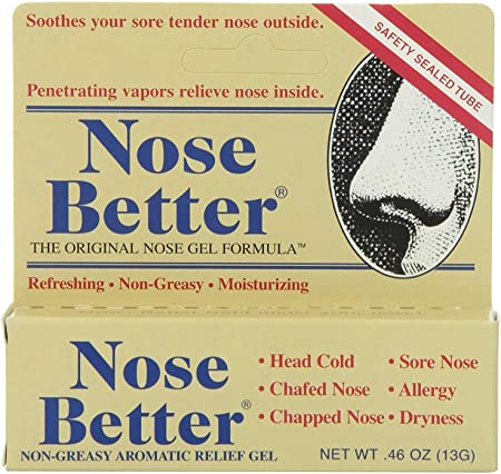 Oakhurst Co. Nose Better Nongreasy Aromatic Relief Gel-0.46 Oz (13g), 13 Gram