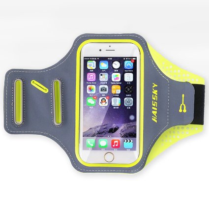 DBH Sport Armband & Running Armband for iPhone 6/6s/5s/5/5c (4.7"), Android Smartphones (4.7-5.1") - Sweatproof | Key & Card Holder