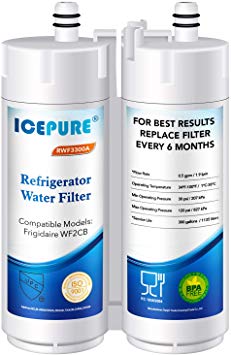 ICEPURE Refrigerator Water Filter, Compatible with WF2CB Water Filter, puresource 2,1004-42-fa Water Filter, NGFC 2000, FC100, Kenmore 469911, 469916, EWF2CBPA, Pack of 1