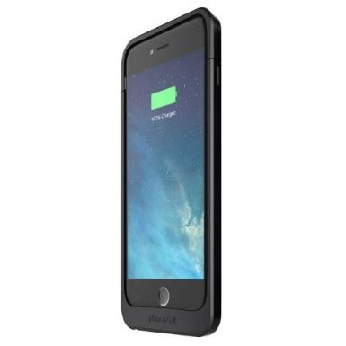 PhoneSuit Elite 6 Plus Ultra-Thin Battery Case for iPhone 6 Plus/6S Plus (3,000 mAh) 130% Extra Power- Retail Packaging - Black