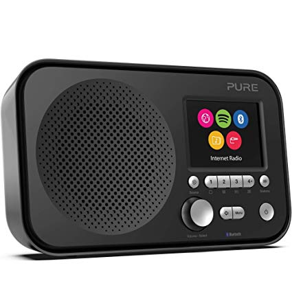 Pure Elan IR5 Portable Internet Radio with Bluetooth and Spotify Connect - Black