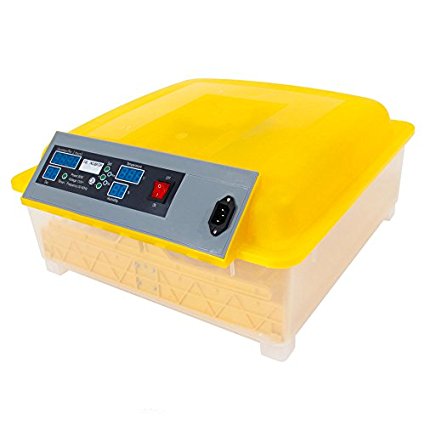 48-Egg Automatic Turning Egg Incubator Digital Temperature Control Poultry Hatcher Chicken Brooder