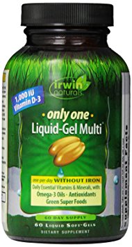Irwin Naturals Only-One Multi Liquid-Gel, 60 Count