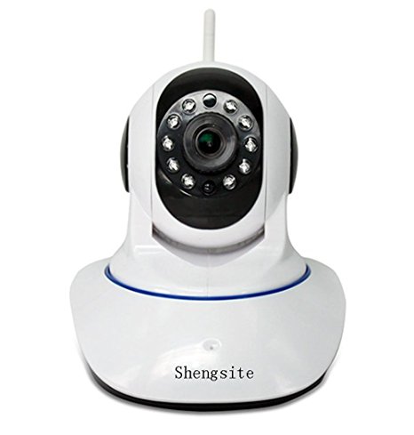 Shengsite Wireless Security Camera,Wifi Baby Monitor,Plug/Play Home Surveillance Camera ,Pet Camera/ 2 Way Audio and Pan Tilt Night Version Motion Detection