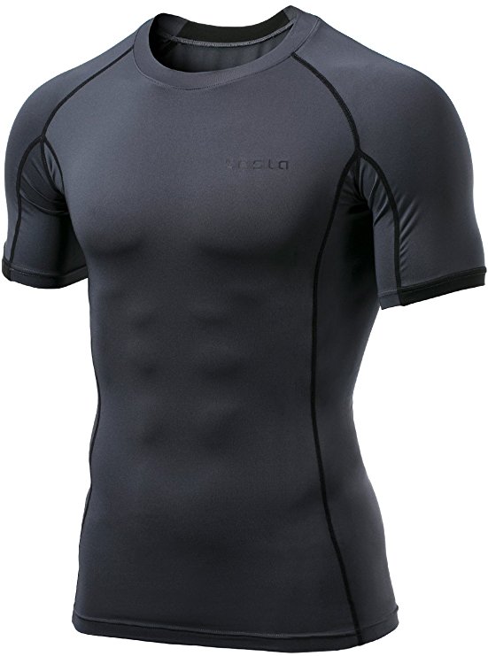 Tesla Men's Cool Dry Compression Baselayer Short Sleeve T Shirts MUB13/MUB03