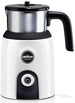 Lavazza A Modo Mio Milk Up Frother, Stainless Steel Container, White