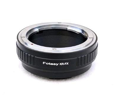 Fotasy Premier Konica AR Lens to Fuji X Lens Adapter, Compatible with Fujifilm X-Pro1 X-Pro2 X-E1 X-E2 X-E3 X-A5 X-M1 X-T1 X-T2 X-T3 X-T10 X-T20 X-T30 X-H1