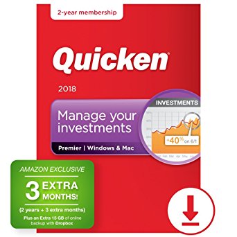 Quicken Premier 2018 – 27-Month Personal Finance & Budgeting Software [PC/Mac Download] – Amazon Exclusive