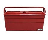 Excel TB122B-Red 5-Tray Cantilever Metal Tool Box Red