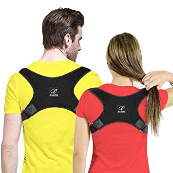 AAROND Best Posture Corrector | Women & Men |Back Brace | Back Support Brace| Fully Adjustable Posture Brace |USA Designed Providing Pain Relief from Neck| Pain Relief for Upper and Lower Back