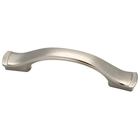 LIBERTY P18949C-SN-C 3/96mm Step-Edge Kitchen Cabinet Hardware Drawer Handle Pull, Satin Nickel