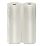 Two Rolls of 11 X 50 Vacuum Sealer Bags Commercial Grade 1 DESIGN 1