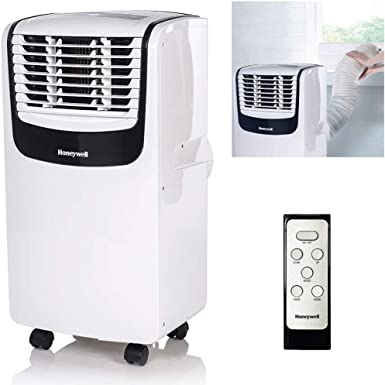 Honeywell MO08CESWK6 White/Black 8,000 BTU Portable Air Conditioner, 400 Sq. Ft