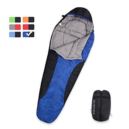 Sleeping Bag – Camping Envelope Lightweight Portable, Waterproof, Comfort With Compression Sack – Tent Sleeping Bags Suitable for Winter , Camping, Hiking, Outdoor Activities
