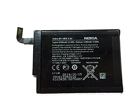 Shinefuture 3500mah BV-4BW BV4BW Internal Battery Replacment for Nokia Lumia 1520