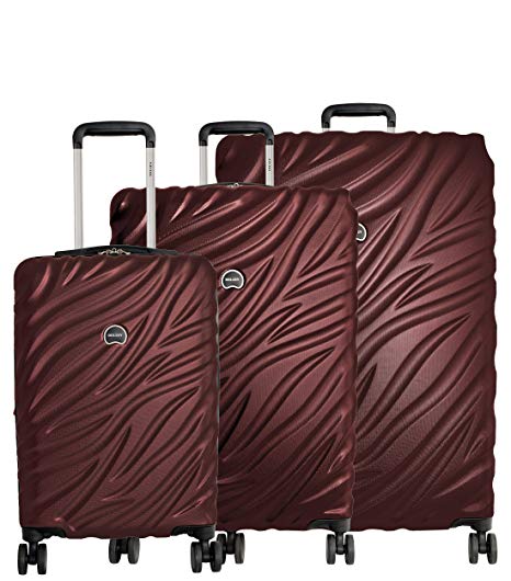 Delsey Paris Alexis Luggage Set 3 Piece Lightweight Hardside Spinner Suitcase (21"/25"/29")