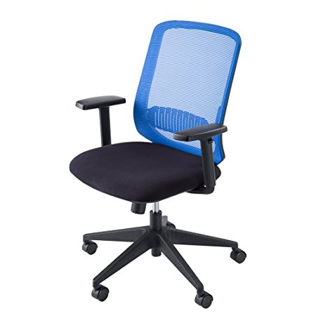 IntimaTe WM Heart Ergonomic Black Mesh Swivel Task Computer Desk Office Chair (Blue 1)