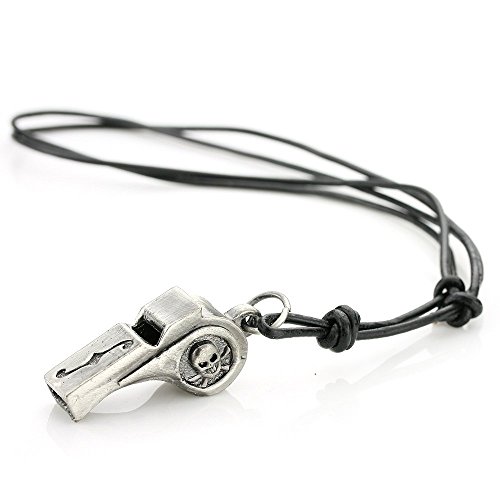 Men Style Adjustable Genuine Leather Unisex Pendant Necklace Chain