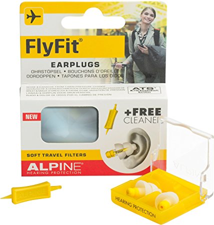 Alpine FlyFit - Earplugs for flying and travel