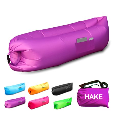 HAKE Outdoor Inflatable Hangout Portable Bag Lounger Nylon Fabric Suitable For Camping Beach Couch Inflatable Lazy Sofa