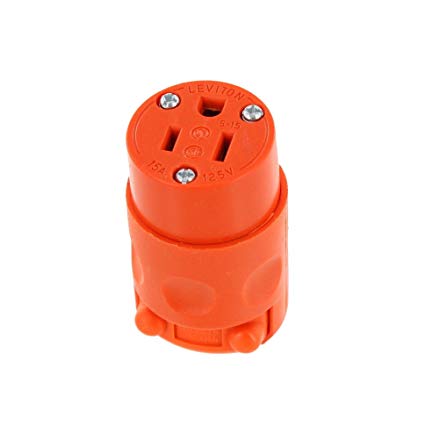 Leviton 515CV-OR 012-515CV-0OR 15A ORANGE GRD CONNECTOR,