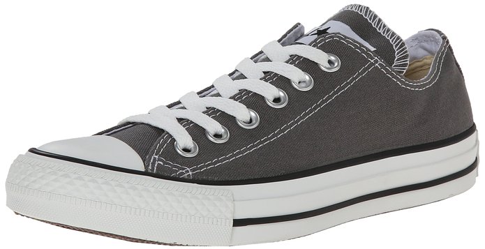 Converse Chuck Taylor All Star Seasonal Ox Men Round Toe Canvas Gray Sneakers