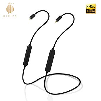 HIDIZS BT01 APT-X 4.1 Bluetooth Headphones Detachable Cable, Replacement Headset Cable Neckband Bluetooth Receiver Built in HD Microphone with 2Pins 0.78mm