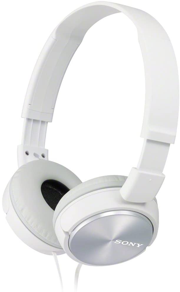 Sony MDRZX310W.AE Foldable Headphones - Metallic White