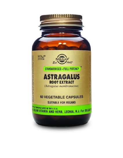 Solgar Standardized Full Potency Astragalus Root Extract Vegetable Capsules 60 Count