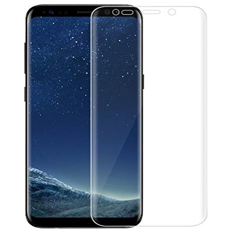 S8 Plus Screen Protector [2-Pack], Full Screen Coverage 3D PET(Soft Flim) HD Screen Protector Film Compatible with Samsung Galaxy S8 Plus