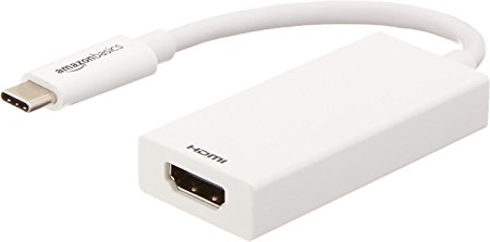 AmazonBasics USB 3.1 Type-C to HDMI Adapter - White