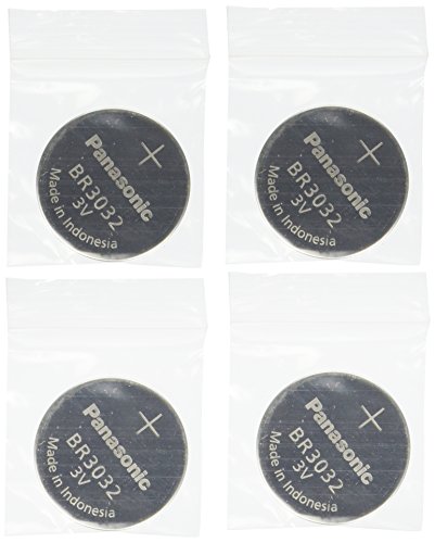 Panasonic BR3032 3V Coin Cell Batteries (4 Pieces)