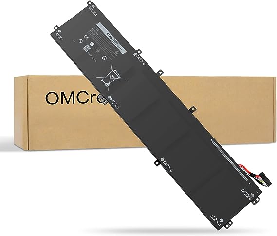 6GTPY Battery 97Wh Replacement for Dell XPS 15 9550 9560 9570 7590 Precision 5510 5520 5530 M5520 Workstation Series Compatible with PN 5XJ28 5D91C GPM03 5041C P2719H Li-lon Laptop Batteries 6-Cell