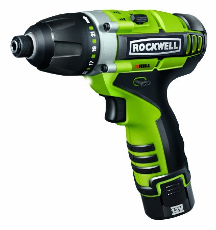 Rockwell RK2515K2 LithiumTech 3RILL 12-Volt 3-in-1 Impact Driver
