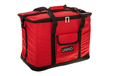 LIVIVO ® Extra Large 30 Litre 60 Can Insulated Cooler Cool Bag Collapsible Picnic Camping Festivals